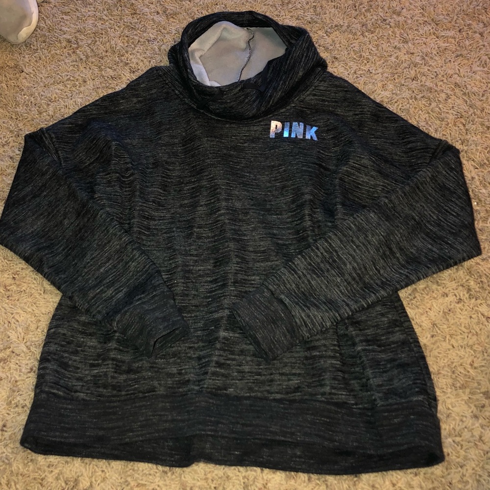 PINK fleece pullover top